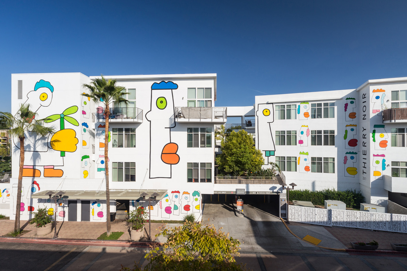 Thierry Noir Los Angeles NOHO Mural-6