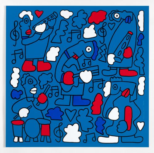 The Show Must Go On Screen Print