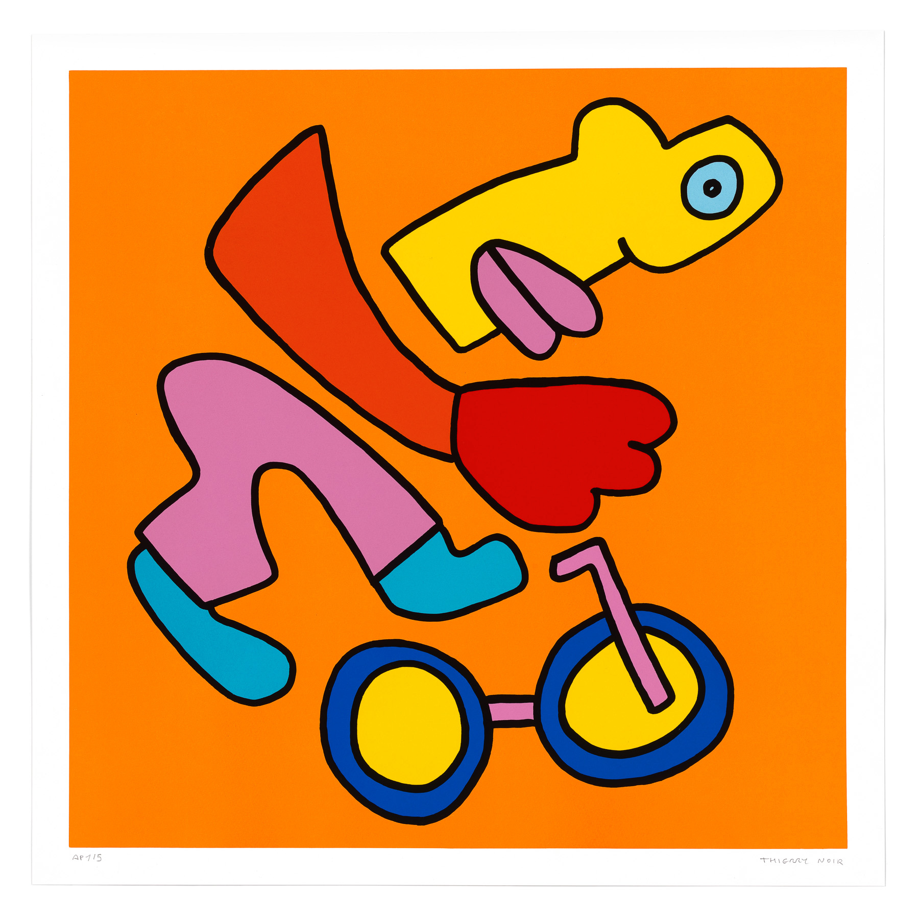 BMX Racing Gold Screenprint Suite - Image 5