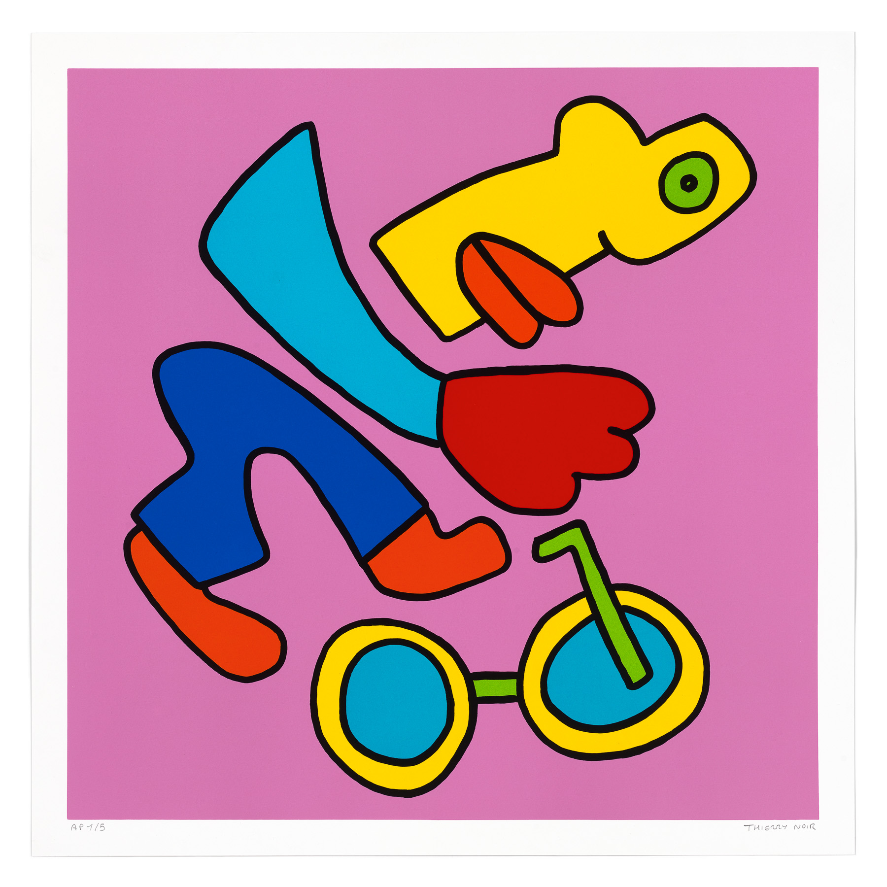 BMX Racing Gold Screenprint Suite - Image 7