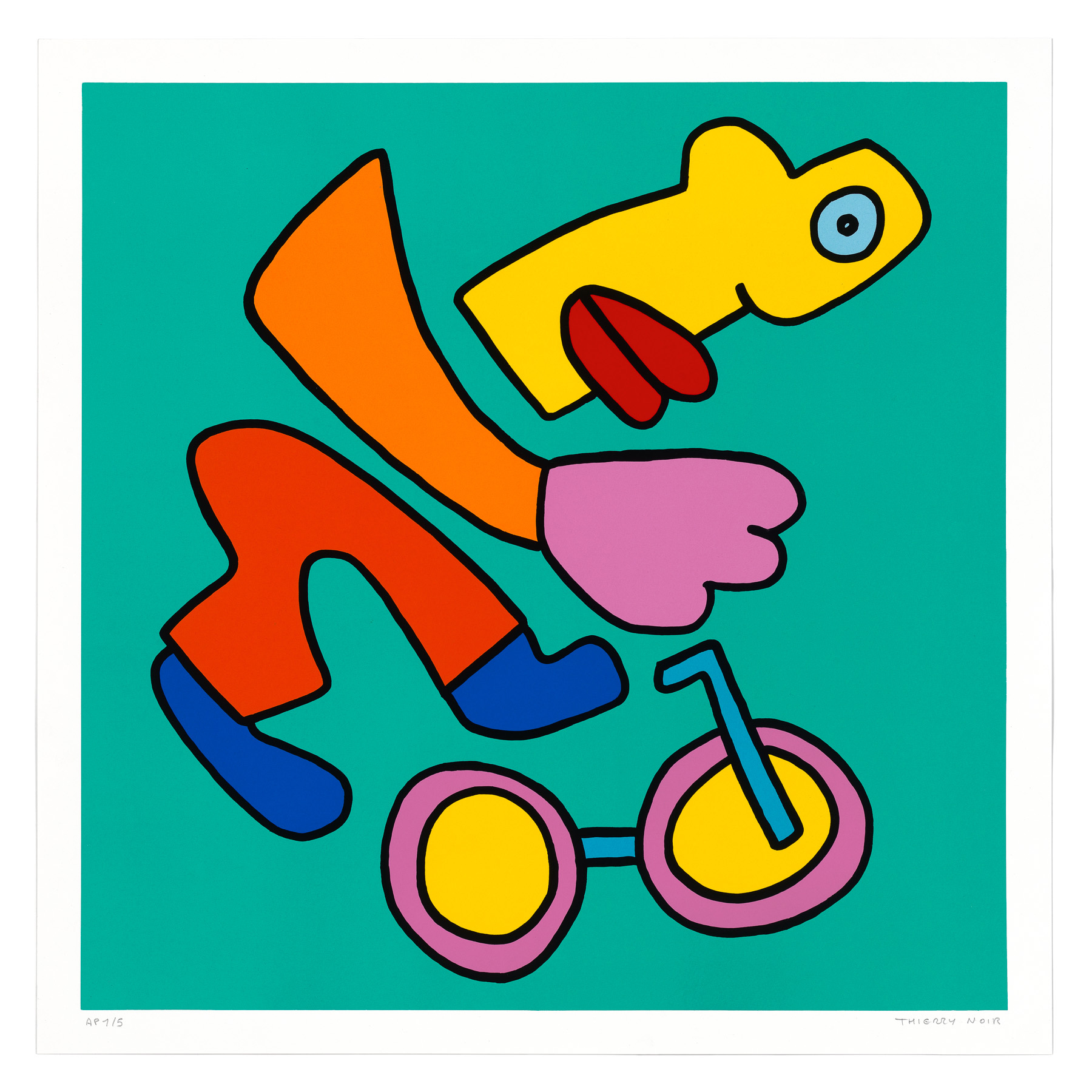 BMX Racing Gold Screenprint Suite - Image 9