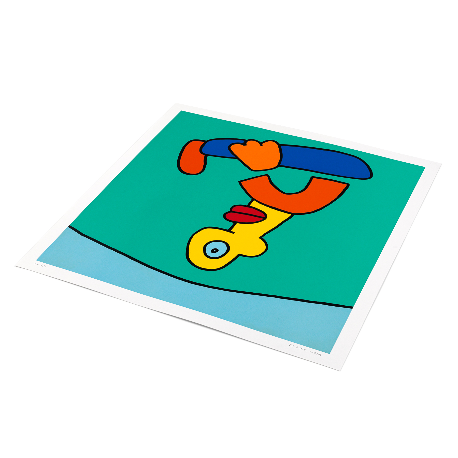 Gold Screenprint Suite (Teal) - Image 8